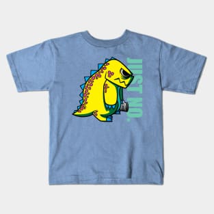 Godzilla needs to fuel-up with coffee Kids T-Shirt